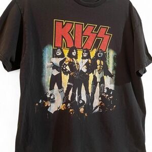 Y2K Kiss Rock Tee Shirt L